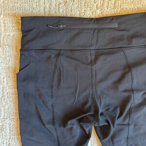 Lululemon black running tights 3/4